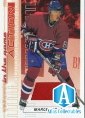 2003-04 (CANADIENS) ITG Action Jerseys #M32 Marcel Hossa